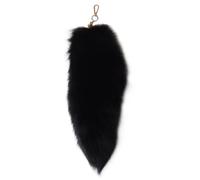 Obelunrp Fox Tail Keychain, 15,7 pouces en fausse fourrure Keyring, pendage de sacs à main Therrian Therian, Wolf Tail Hanging Charm pour sac à main