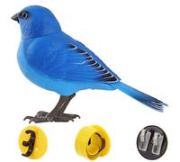 Obelunrp Jouet à Oiseaux en Chant, Son de 5, 3 Pouces de Batterie et Mouvement activé des Oiseaux en Chant avec Une Souris Mobile, Un Jouet d'oiseau Simulation, Faux pour Les Enfants