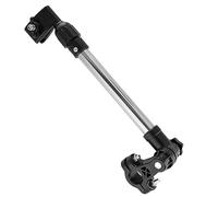 Obelunrp Porte-Parapluie Pram, Support de Parapluie Pram en Acier Inoxydable, Pince de Parapluie à vélo rétractable à 360 ° pour pêche en Fauteuil Roulant