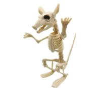 Obelunrp Squelette de Souris, modèles de Squelette Souris en Plastique 18 cm, squelettes Animaux d'halloween effrayants pour Halloween Jardin Jardin pelouse Patio cimetière hanté Maison hantée