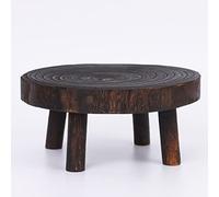 Obelunrp Stand de Plante en Bois, Mini-Colonne vertulaire de 20 x 9 cm, Stand de Plante de Ferme, Stand à l'intérieur, Support de Plante à Table, Petits tabourets en Bois pour Jardin, Patio, Maison