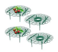 Obelunrp Supports de Fraises 4 pièces protecteurs de Plantes Fraises Supports Plantes Jardin Cages Culture élever Les Fruits Loin du Sol éviter la pourriture, Ornements Jardin