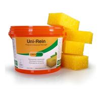 Obenland Uni-Rein Pierre de Nettoyage Naturelle - Nettoyant Universel 1,5 KG avec Éponges pour Cuisine, Salle de Bain, WC, Vitres, Inox, Sneakers