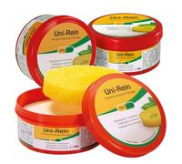 Obenland Uni-Rein Pierre de Nettoyage Naturelle - Nettoyant Universel 3x300 g avec Éponges pour Cuisine, Salle de Bain, WC, Vitres, Inox, Sneakers