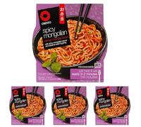 Obento Spicy Mongolian Ramen Noodle Bowl, plat cuisiné pour micro-ondes, 240 g (Lot de 4)