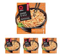Obento Sweet & Sour Udon Bowl, plat cuisiné pour le micro-ondes, 240 g (Lot de 4)