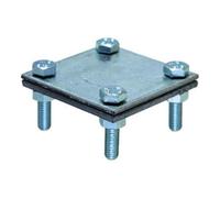 OBERMOSER Obermoser Connecteur croisé 60x60x3 mm A4 plat/plat Quantité:25