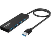 OBERSTER Hub USB C, multiport 4 en 1, avec Transfert de données Rapide, Adaptateur USB 3.0, Compatible avec Les Ordinateurs de Bureau, MacBook Pro/Air, iMac, Surface Pro, et Autres Ordinateurs