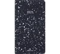 OBERTHUR - 1 Agenda poche Semainier Celeste 16 - De Janvier 2025 à Décembre 2025 - Format 09 x 16 cm - Coloris Noir - 2 Langues