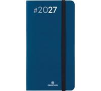 OBERTHUR - 1 Agenda Semainier 16 NEO FLEX Bleu Marine - Janvier 2027 à Décembre 2027 - Format 9,5 x 17,5 cm - 2 Langues