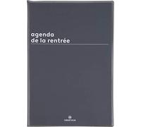 Oberthur - 1 Agenda Semainier de la rentrée - Coloris Noir - Sept 2020 à Sept 2021-24 x 16 cm