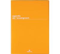 Oberthur - 1 Agenda Semainier de l'Enseignant - Couverture Boréal Jaune - Septembre 2026 à Septembre 2027 - Format 21,5 x 30 cm - Bilingue
