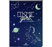Oberthur - 1 Cahier de Textes COSMIC GIRL - Thème Licorne - Couverture Cartonnée Rigide - Format 15,5 x 22 cm
