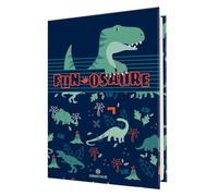 Oberthur - 1 Cahier de textes Dinosaure/Diplodocus - Dimension : 15 x 21 cm - Reliure Brochée