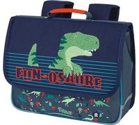 Oberthur - 1 Cartable 35 cm DINO Pour Classe Maternelle et Primaire - 2 compartiments - Dimension 35 x 12 x 30 cm