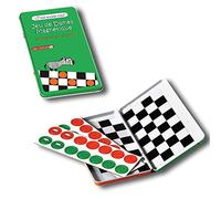 Oberthur - 1 Jeu de Dame Magnétique pour Voyage - 18,5 x 10,3 x 1,1 cm