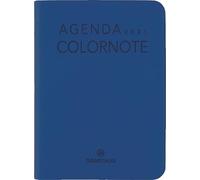 OBERTHUR - 1 Petit Agenda Semainier de Poche COLOR TOUCH - Janvier 2026 à Décembre 2026 - Dimension 8 x 10 cm - Couleur Bleu Marine