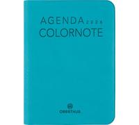 OBERTHUR - 1 Petit Agenda Semainier de Poche COLOR TOUCH - Janvier 2026 à Décembre 2026 - Dimension 8 x 10 cm - Couleur Turquoise