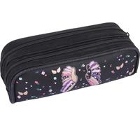 Oberthur - 1 Trousse Fourre-Tout 2 Compartiments - Collection Little Karl Marc John - Dimension 22 x 7,5 x 7 cm