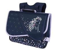 Cartable Oberthur Cheval 38 cm Noir et Rose Noir et Rose G