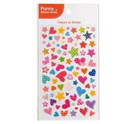 OBERTHUR - Mini Stickers COEURS ET ETOILES