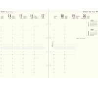 OBERTHUR - Recharge pour Organiseur Semainier 30 - Janvier 2025 à Décembre 2025 - Dimension 21 x 29.7 cm - Bilingue