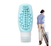 Obesntln Conteneur De Voyage - Donneuse En Silicone, Culturelle | Dispensateur De Cosmétiques Portables, De Compression À L'étalage, De Voyage De 90 Ml Pour Shampooing