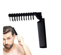 Obesntln Peigne pliable pour les femmes, peigne pliant portable,Ensemble de voyages de pinceau portable à double tête | Coup de poche portable, outil de style de maquillage antistatique et à dents