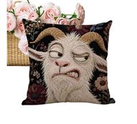 Obesntln Pillow Covers - 45x45cm Animal Printing Soft Couch Sofa Cushion | Goat Pillow Covers for Sofa Home Living Room Holiday Farmhouse Indoor Bedroom