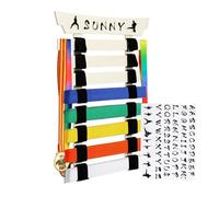 Obesntln Porte pour Ceintures de Karaté - Porte Ceintures Karaté avec Autocollants - Rangement sans Montage Requis pour Adolescents, Femmes, Débutants et Professionnels