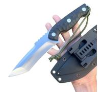 Obespina couteau lame fixe massif solide bushcraft etui kydex collection camping cadeau homme edc exterieur