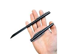 Obespina Petit Mini Couteau Poche Fin Lame noir coupe papier 8cr13 for stylo japonais camping edc exterieur cadeau homme randonnée chasse decoupe tranchant rasoir ouvre carton luxe