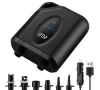 OBEST 12000 mAh Pompe Sup électrique,20 PSI sans Fil Haute Pression, Gonflage/Déflation à Deux Niveaux,Fonction d'arrêt Automatique,Convient pour Kayaks/Matelas/Sports Nautiques
