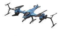 OBEST 2.4G Super Fonction RC hélicoptère, Quadrocoptère avec Flips 3D, 15 Min Long Temps de vol, Jouet hélicoptère pour Enfants (Bleu)