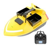 OBEST 500m Bateau Pêche Télécommandé GPS, RC LED Veilleuse Pêche de Nuit Boat, 3 Cabines 2 kg Chargement, Double Moteur, Retour Intelligent, 40 Points de Capture Fixes, 5200 mAh
