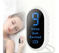 OBEST Appareil d'aide au sommeil, appareil de sommeil de la taille de la paume de la main, 3 modes et 9 niveaux de réglage, aide au sommeil rechargeable de type C, aide au sommeil, anxiété, soulage la