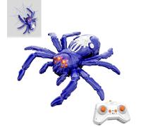 OBEST Araignée Télécommandée Jouet de Voiture, Araignée d'escalade Murale, Rotation À 360 °, Occhi a LED, Murs d'escalade et Rampement sur Le Sol Jouet Araignées, Cadeau pour Garçons Et Filles