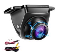 OBEST Caméra de recul Voiture 720P AHD/CVBS, caméra de Vision Nocturne arrière/latérale, caméra de stationnement pivotant à 360°, Grand Angle 170°, pour Voitures, camionnettes et camions 12 V