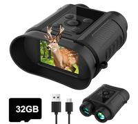 OBEST Caméra de Vision Nocturne avec Jumelles HD de 2,4 Pouces, supporte l'enregistrement Photo et vidéo, Carte TF 32GB Incluse, Zoom numérique 8X, Convient pour Le Camping, l'observation d'animaux