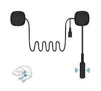 OBEST Casque de Moto Bluetooth 5.0, Casque Stéréo avec Micro Mains Libres, Réduction du Bruit Ultra-Mince et Confortable, Anti-interférence