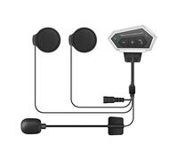 OBEST Casque de Moto Bluetooth 5.0 sans Fil,Kit Bluetooth Casque Moto Réponse Automatique,Son Stéréo,Réduction du Bruit,2000 mAh Batterie Haute énergie,Écouteurs pour Vélo,Ski,Voyage