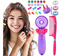 OBEST Ensemble D’épingles à Cheveux Tressées Automatiques | Accessoires de Cheveux Magiques et Ensembles de Paillettes, Fille Hair Braider, Tresses Électriques pour Enfants