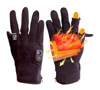 OBEST Gants chauffants pour hommes et femmes, gants de ski avec chauffage, gants chauffants, 5 V 2000 mAh, 5 V, 2000 mAh, gants d'hiver chauffants, pour l'escalade, la randonnée, le camping