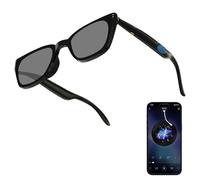 OBEST Lunettes de Soleil avec Audio Bluetooth, Lunettes Intelligentes à IA