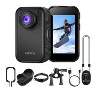 OBEST Mini Caméra Sport Ultralégère 1080P,Camera Chat Collier,Écran HD IPS 1,47 Pouces,Grand Angle De 130 Degrés, pour Vlog, Cyclisme, Aventurier Et Animals