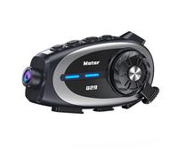 OBEST Moto Dashcam BT5.4,Motorcycle Helmet Headset avec Caméra 1080P,Intercom Casque Moto 1v1 Multimarques,Multitâche Audio.Navigation en Temps Réel de l’Application,Étanche IPX6,32G SD
