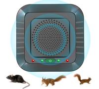 OBEST Répulsif à ultrasons, couverture ultrasonique à 360 ° pour repousser les rongeurs et les oiseaux, appareil silencieux à haute fréquence pour répulsif contre les rongeurs, convient pour les
