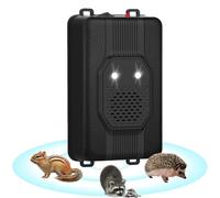 OBEST Répulsif à Ultrasons pour Voiture avec Flash, Répulsif Anti-martres Mobile, 3 Types D'alimentation, Batterie de Voiture 12 V, Batterie AA et USB, Protection Efficace pour Maison, Grenier, Jardin