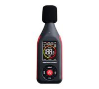 OBEST Sonometre decibelmetre portable avec écran LCD, sonomètre enregistreur, compteur de décibels, appareil mesure decibel 30 dB à 130 dB, moniteur de bruit avec alarme, appareil de mesure
