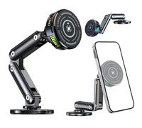 OBEST Support Téléphone Voiture Magnétique Ventouse,Compatible avec MagSafe,Support de Téléphone Portable Réglable à 360° avec Refroidisseur pour iPhone 17 16 15 14 13 12 Pro Max et étui MagSafe